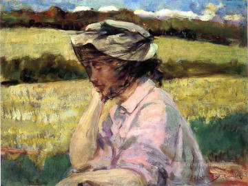  Pre Works - Lost in Thought impressionist James Carroll Beckwith